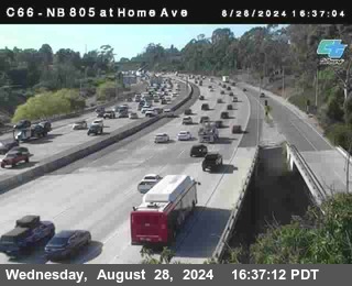 NB 805 at Home Ave (On Ramp)