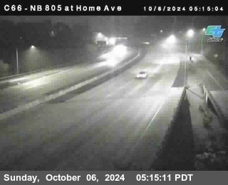 NB 805 at Home Ave (On Ramp)