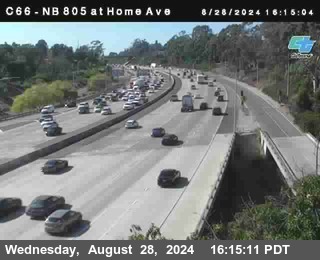 NB 805 at Home Ave (On Ramp)