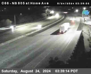 NB 805 at Home Ave (On Ramp)