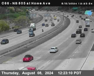 NB 805 at Home Ave (On Ramp)