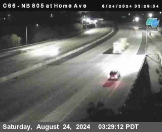 NB 805 at Home Ave (On Ramp)