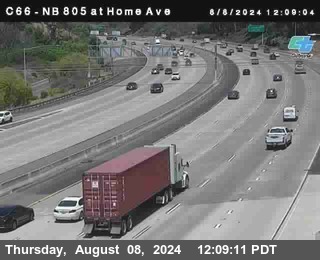 NB 805 at Home Ave (On Ramp)