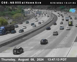 NB 805 at Home Ave (On Ramp)