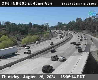 NB 805 at Home Ave (On Ramp)