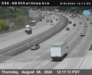 NB 805 at Home Ave (On Ramp)