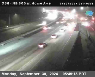 NB 805 at Home Ave (On Ramp)