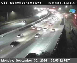 NB 805 at Home Ave (On Ramp)