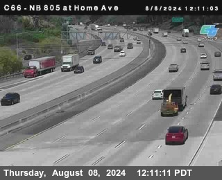 NB 805 at Home Ave (On Ramp)