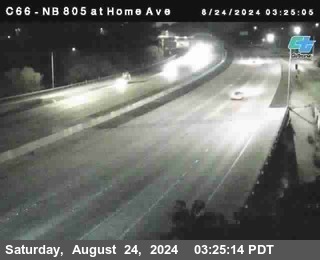 NB 805 at Home Ave (On Ramp)