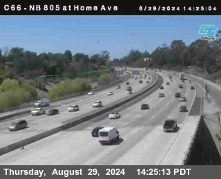 NB 805 at Home Ave (On Ramp)