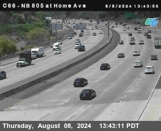 NB 805 at Home Ave (On Ramp)