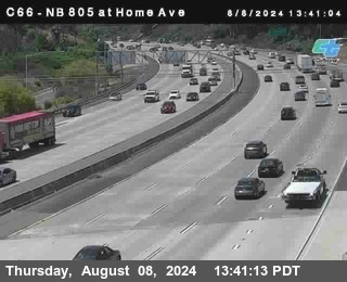 NB 805 at Home Ave (On Ramp)