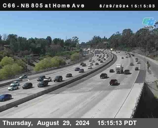 NB 805 at Home Ave (On Ramp)