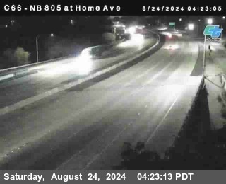 NB 805 at Home Ave (On Ramp)