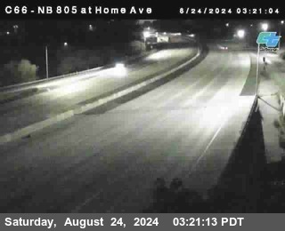 NB 805 at Home Ave (On Ramp)