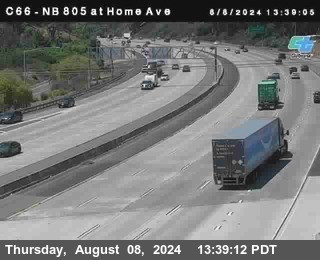 NB 805 at Home Ave (On Ramp)