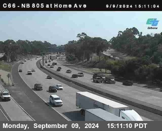 NB 805 at Home Ave (On Ramp)