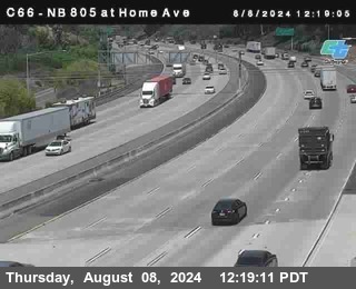 NB 805 at Home Ave (On Ramp)