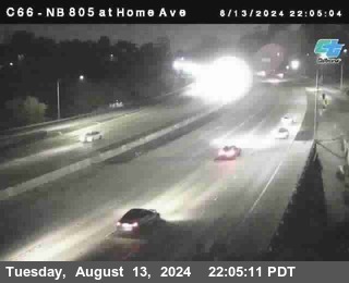 NB 805 at Home Ave (On Ramp)