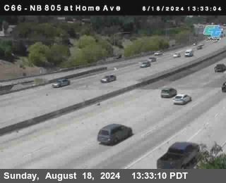 NB 805 at Home Ave (On Ramp)