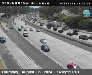 NB 805 at Home Ave (On Ramp)