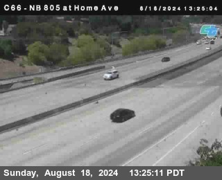 NB 805 at Home Ave (On Ramp)