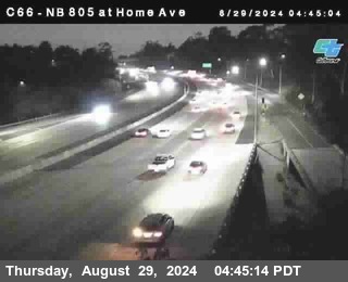 NB 805 at Home Ave (On Ramp)