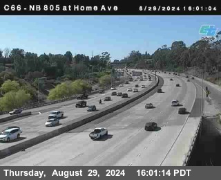 NB 805 at Home Ave (On Ramp)