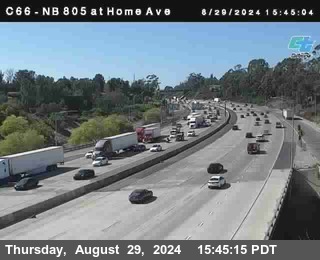 NB 805 at Home Ave (On Ramp)