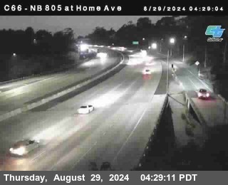 NB 805 at Home Ave (On Ramp)