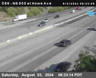 NB 805 at Home Ave (On Ramp)