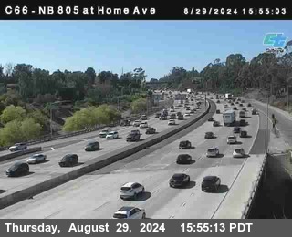 NB 805 at Home Ave (On Ramp)