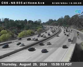 NB 805 at Home Ave (On Ramp)