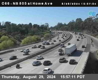 NB 805 at Home Ave (On Ramp)