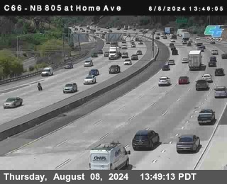 NB 805 at Home Ave (On Ramp)