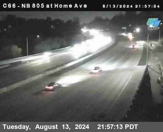 NB 805 at Home Ave (On Ramp)