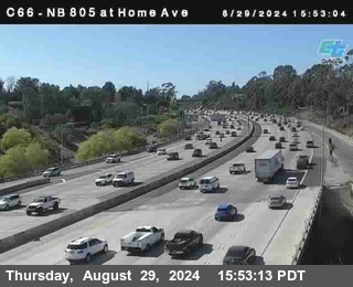 NB 805 at Home Ave (On Ramp)