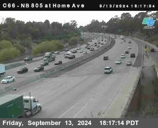 NB 805 at Home Ave (On Ramp)