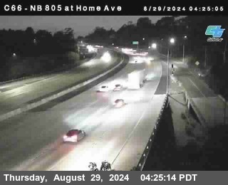 NB 805 at Home Ave (On Ramp)