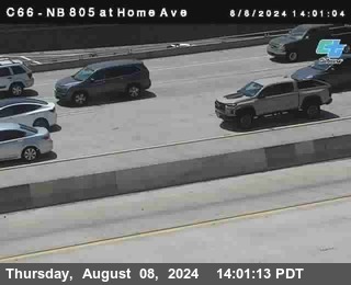 NB 805 at Home Ave (On Ramp)