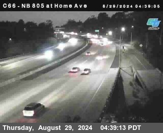 NB 805 at Home Ave (On Ramp)