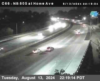 NB 805 at Home Ave (On Ramp)