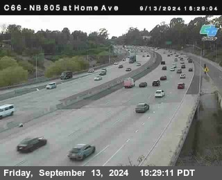 NB 805 at Home Ave (On Ramp)