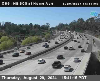 NB 805 at Home Ave (On Ramp)