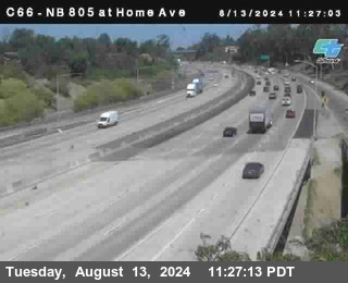 NB 805 at Home Ave (On Ramp)