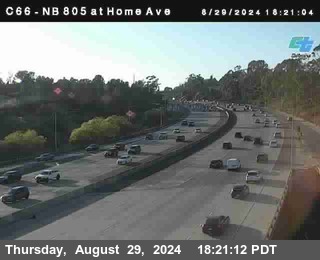 NB 805 at Home Ave (On Ramp)