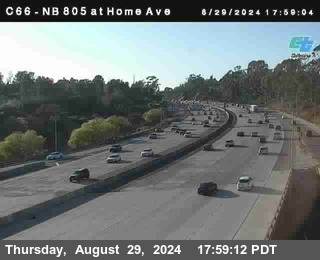 NB 805 at Home Ave (On Ramp)