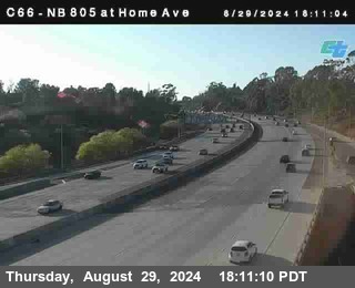 NB 805 at Home Ave (On Ramp)