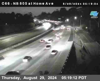 NB 805 at Home Ave (On Ramp)